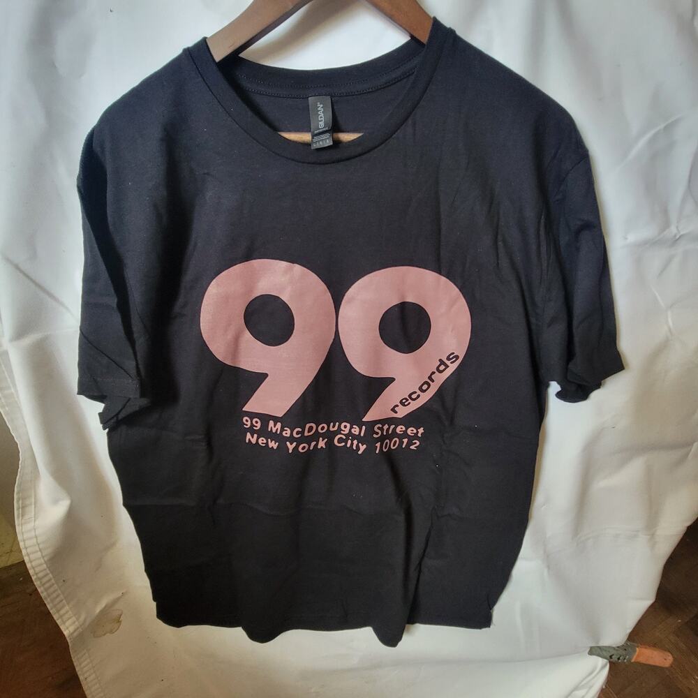 99 records  t shirt  size large black